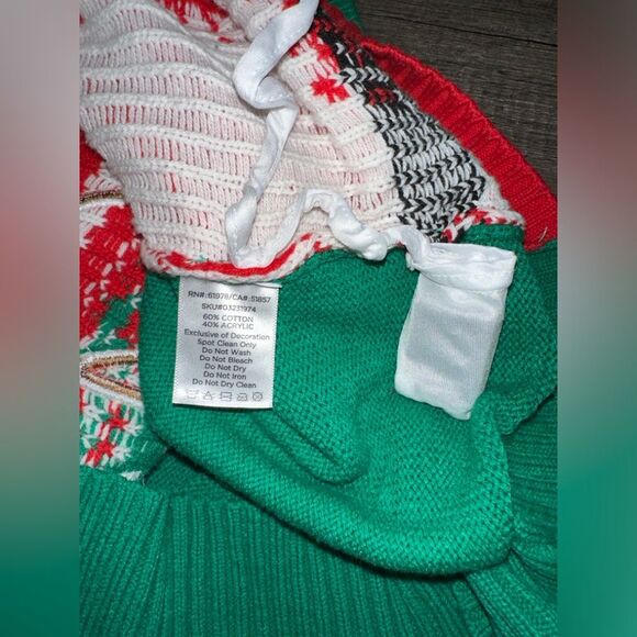 Spencer’s Gingerbread LightUp Merry Xmas F*****s Christmas Ugly Sweater Size XXL - Picture 9 of 9